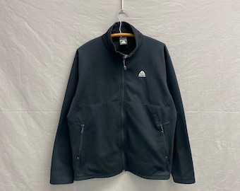 Large / 1990s Nike ACG Fit-Therma Black Zip Up Jacket