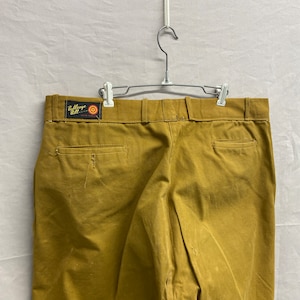 38 x 30 / 1950s Bullseye Bill Hunting Pants Heavy Duck Brown Reinforced Legs Pants