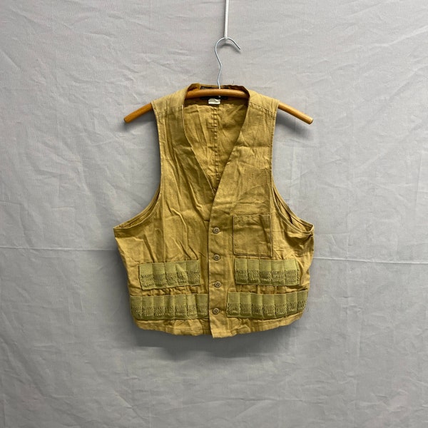 Small / Vintage Sears Roebuck & Co Cotton Duck Button Up Hunting Vest