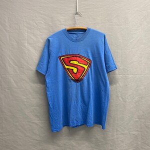 Large / Vintage Supertones Ska Ska Ska Blue Thrashed Band T Shirt