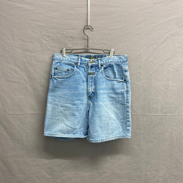 29" Waist / 1990s Marithe Francois Girbaud Light Wash Denim Jean Short