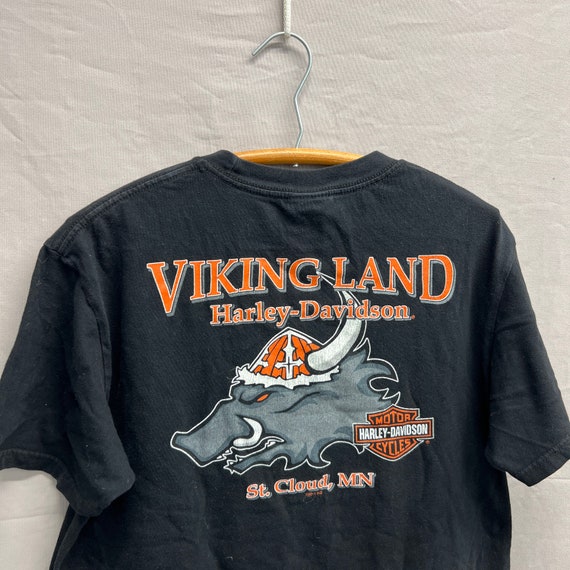 Large / Vintage Harley Davidson Viking Land Minnesota… Gem