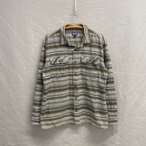 Large / Patagonia Mens Long-sleeved Fjord Flannel Shirt