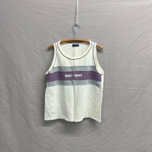 Large / Vintage Coast Guard Tri Color Tank Top Muscle Shirt