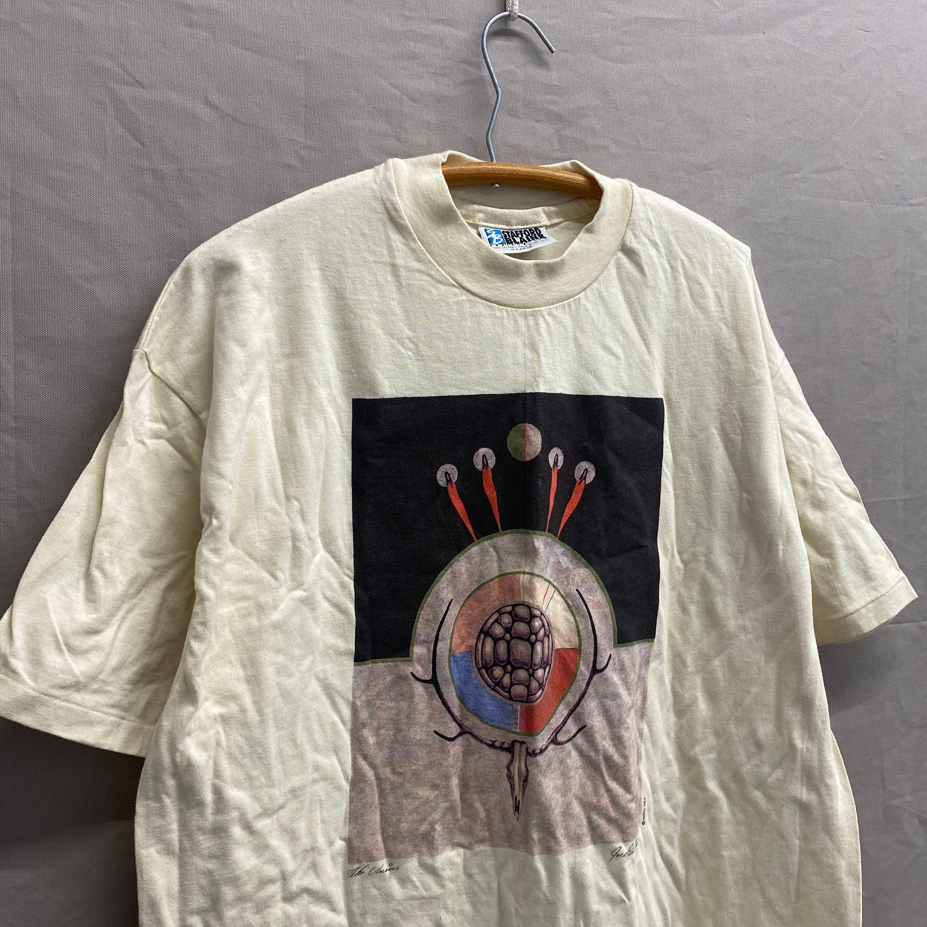 X-large / 1990s Circle of Life Joe Geshick Art T Shirt - Etsy UK