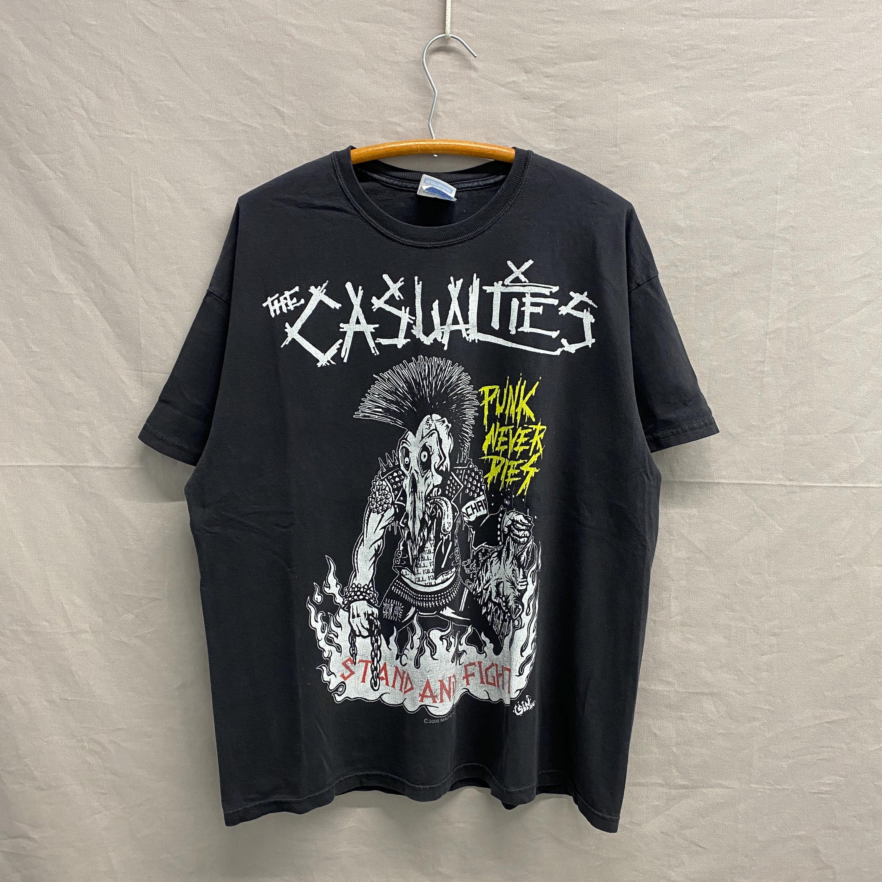 X-large / 2003 the Casualties Punk Rock Concert Black T Shirt - Etsy