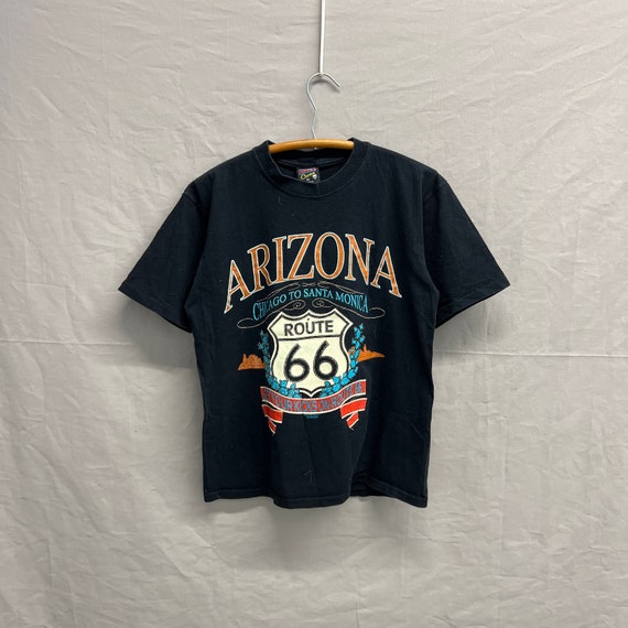 Medium / 1990s Arizona Route 66 Black T Shirt