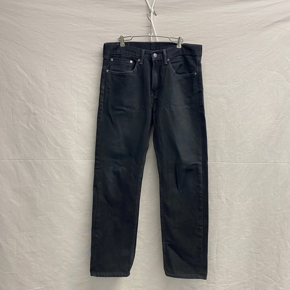 34×28 2003s Levi's 505 Black Denim pants Levi's 505 Regular Black Jeans | EMPIRE