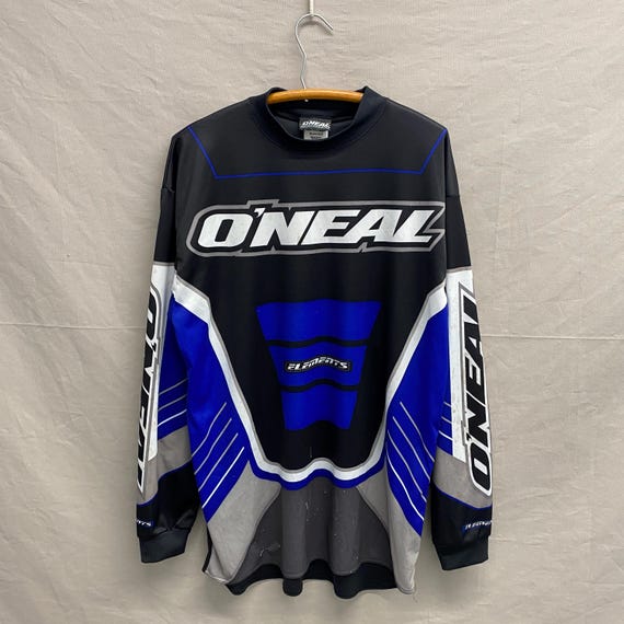 Large / 1990s O'Neal Racing Elements Blue Motocross L… - Gem