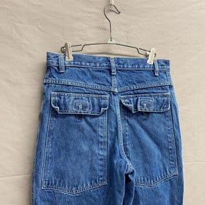 28 x 29 / Y2K Vintage Baggy Denim JNCO Style Hip Hop Multi Pocket Cargo Jeans