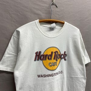 Medium / Vintage Hard Rock Cafe Washington, D.C. White T Shirt