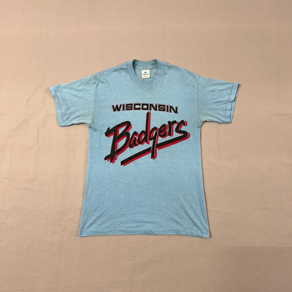 Large / 1980s Wisconsin Badgers College University Ba… - Gem