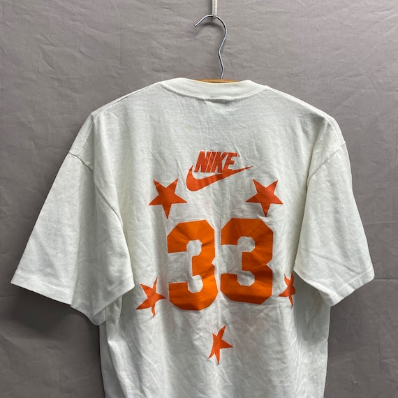 X-large / 70s/80s Five Star Basketball Camp Orange-white Classic