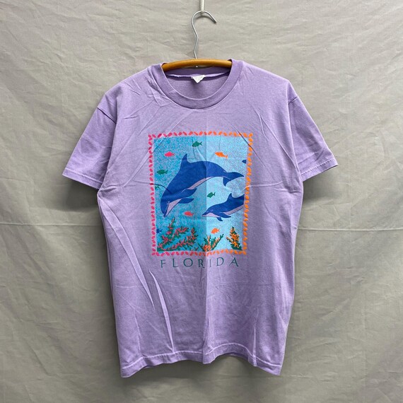 テニスクラブ MIAMI Tシャツ パープル Miami Dolphins Vintage 1996 Team Rated Short Sleeve Graphic