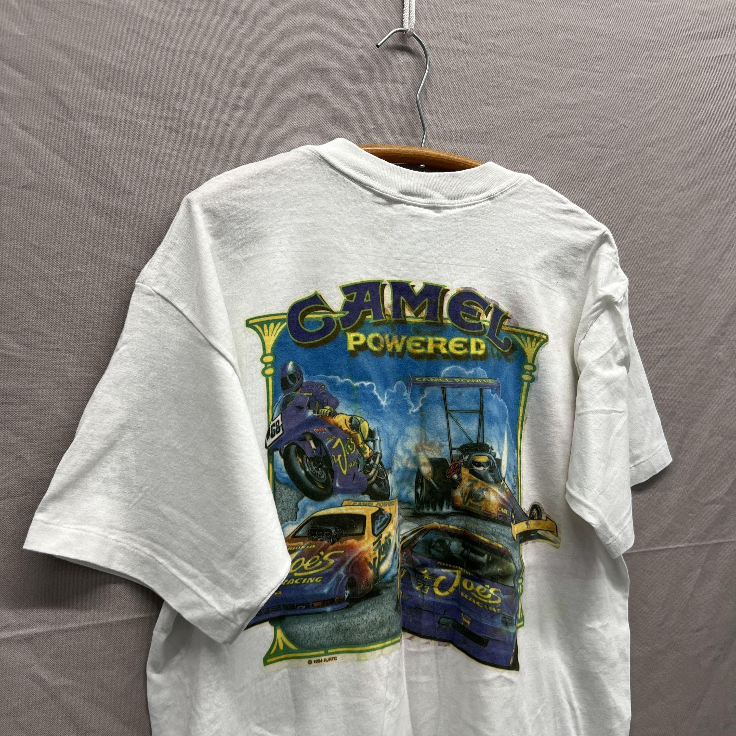 X-large / 1990s Smokin' Joes Camel Racing Smoking Cigarette White