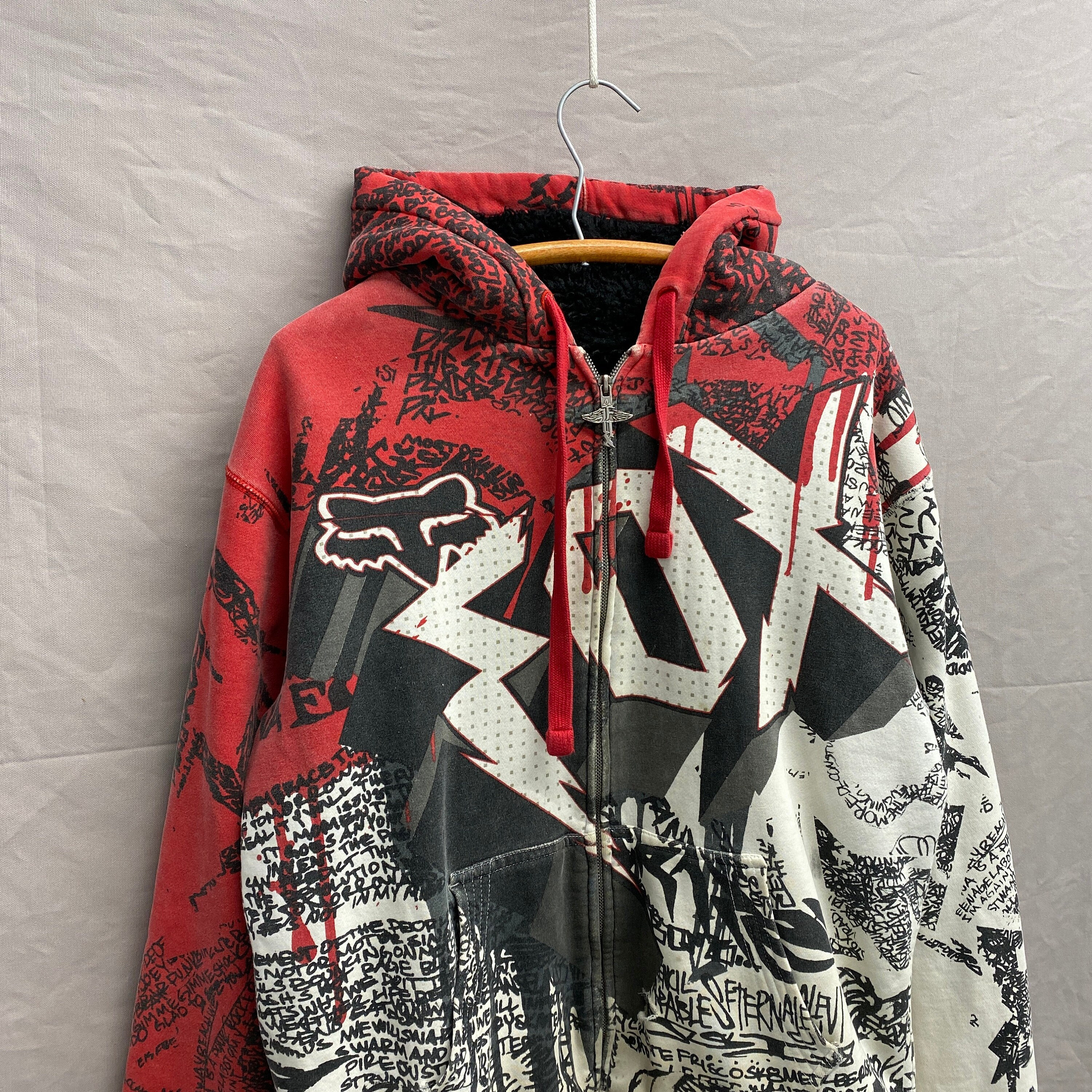 Vintage Fox Racing Pullover Hoodie Vintage Fox Racing Pullover Hoodie