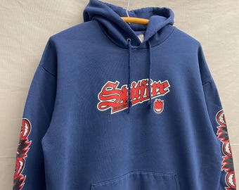 Vintage Spitfire Wheels Faded Skateboard Long Sleeve Shirt