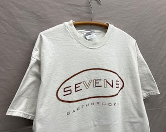 X-Large / 1998 Garth Brooks Seven Tour Concert Country Music White T Shirt