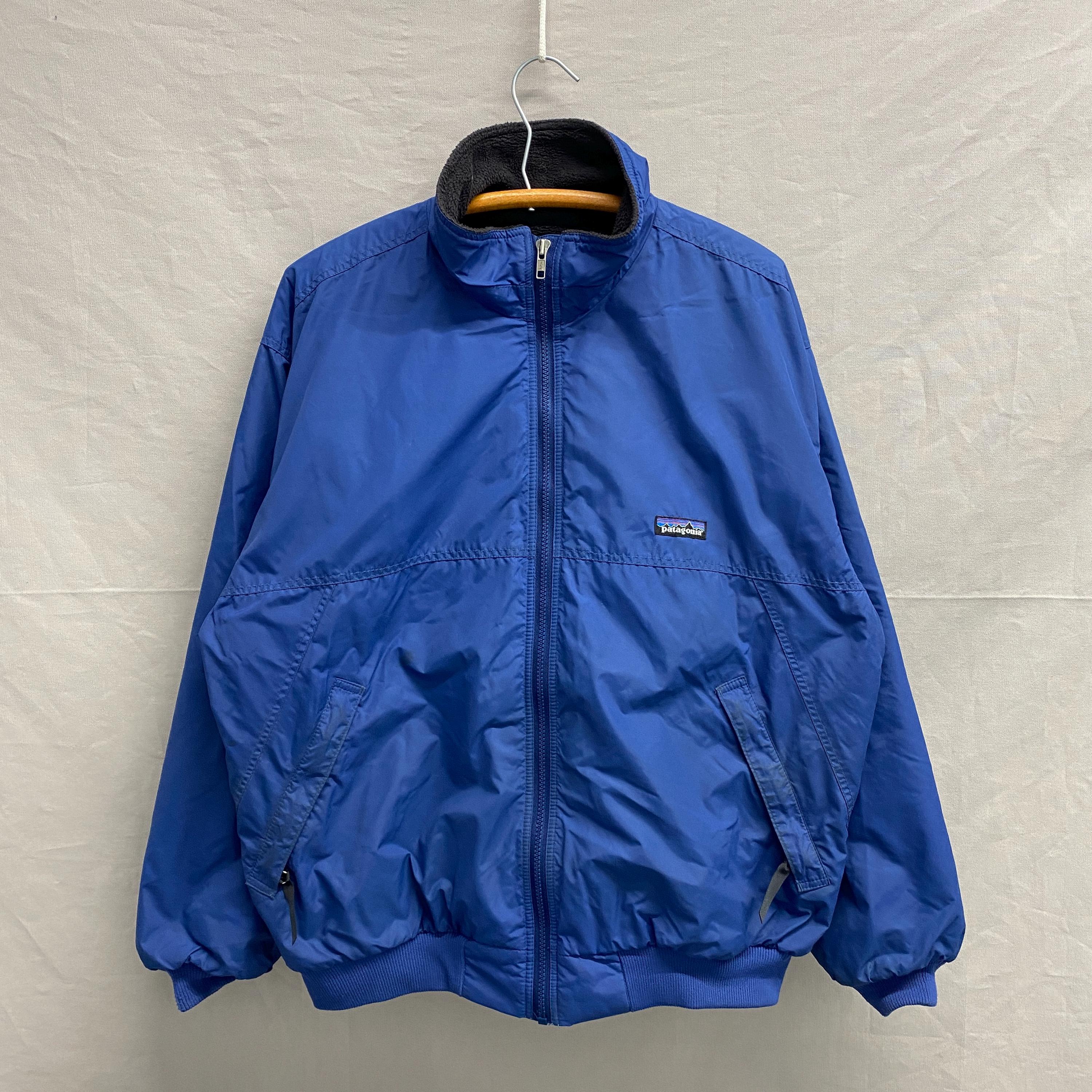 Medium / 1990s Patagonia Shelled Synchilla Jacket Navy Blue/grey