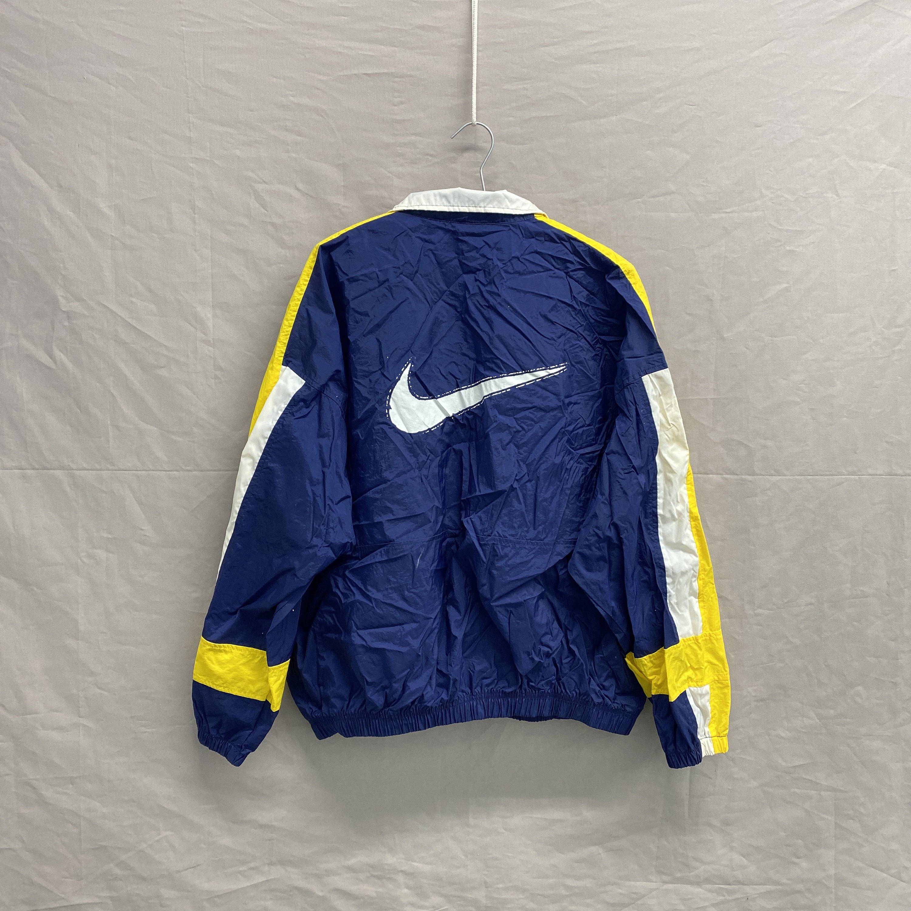 X-large / 1990s Nike Michigan U Colorway Navy Blue/yellow