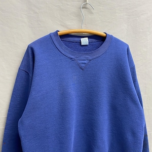 Vtg 90s Russell Athletic Pro Cotton Crewneck Sweatshirt Navy