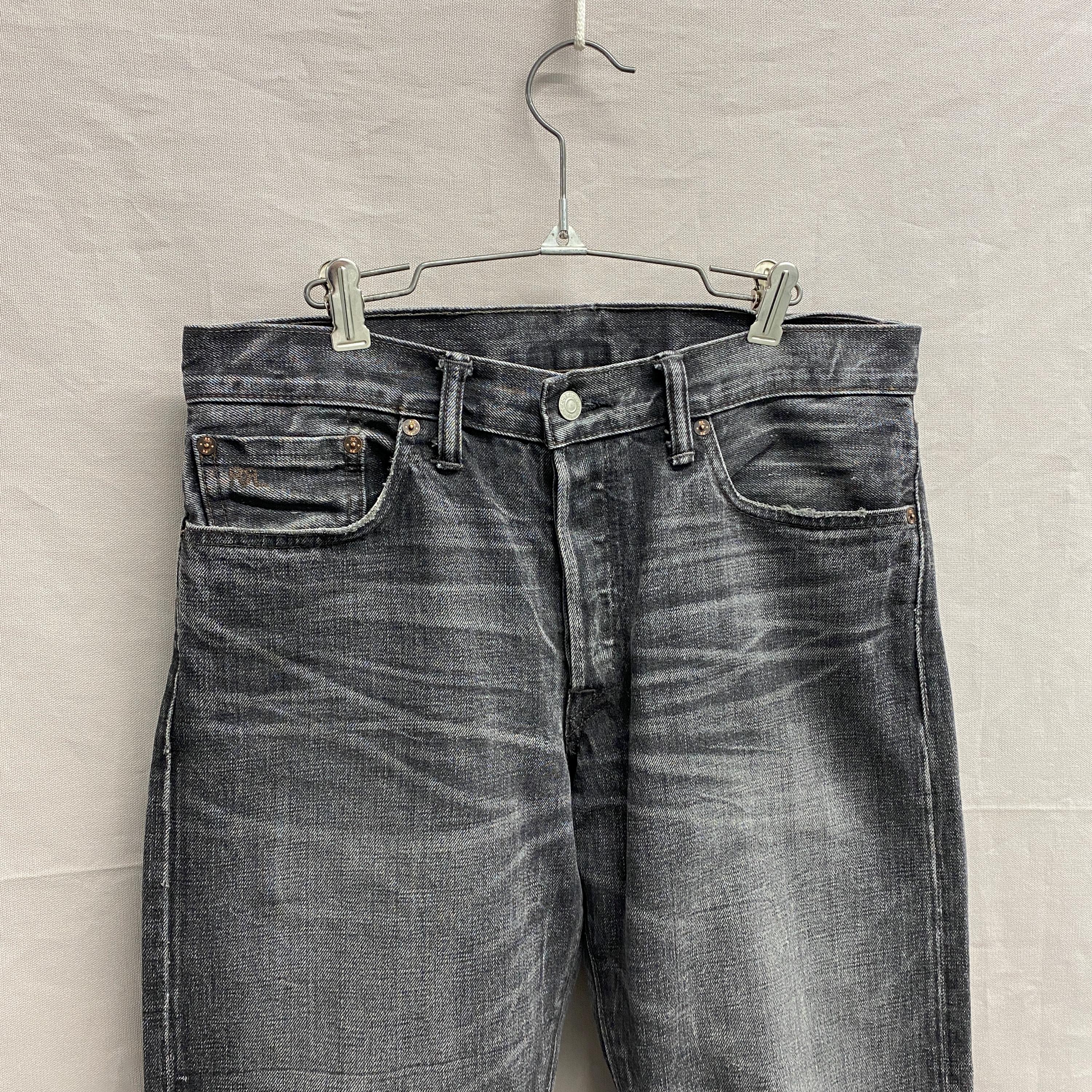 RRL デニム 33x32 33 X 32 / Vintage RRL Double RL Slim Narrow Japan Woven