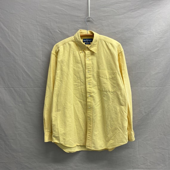 Large / Vintage Polo Ralph Lauren Blake Pale Yello