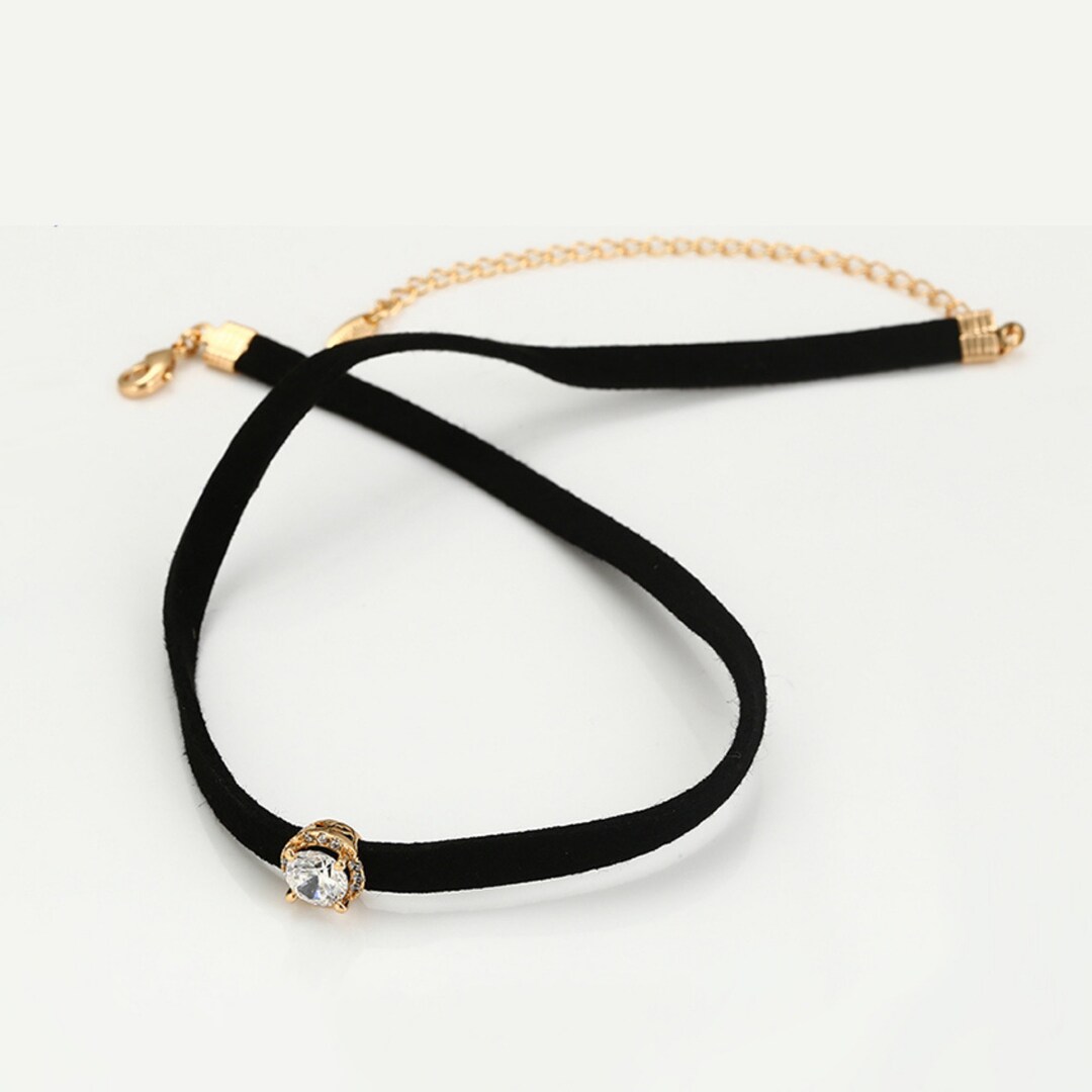 Black String Bracelet and Necklace Set Friendship Bracelet Etsy