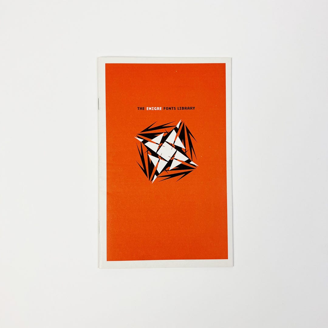 Emigre Magazine Font Type Specimen Catalog the Emigre Fonts Library ...
