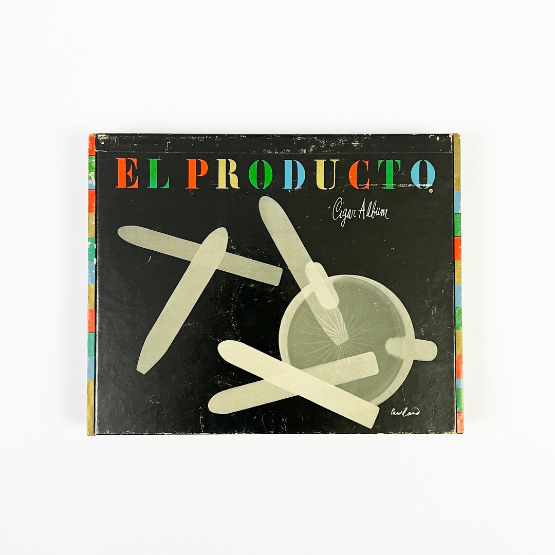 Paul Rand Design El Producto Cigar Box 1952 MCM Graphic Design Etsy