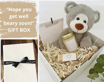 Get Well Soon Care Package for Women, Get Well Soon Gift, Sending you Sunshine Box, Sending You a Hug, Thinking of You, Healing Vibes Gift