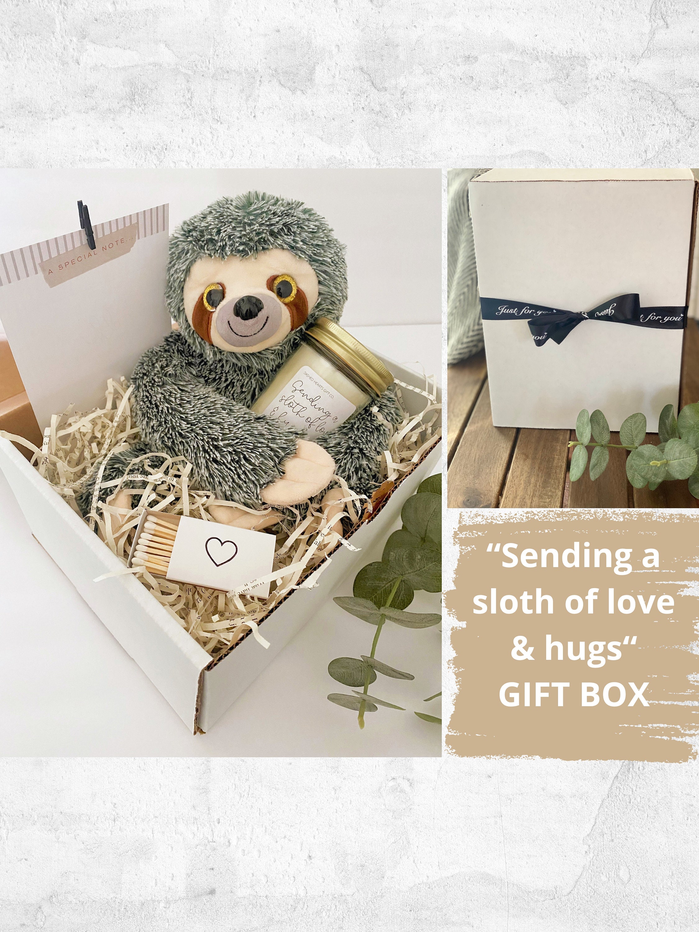 Sending You Love & Hugs, Thinking of You Gift, Thinking of You Care Package, Sending You a Hug Gift Box,...