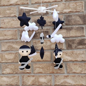 Hockey Baby Spiel,Hockey Kinderzimmer,Baby Junge Krippe Mobile,Sport Mobile,Hockey Kinderzimmer,Toronto Ahornblatt Mobile,Hockeyspieler