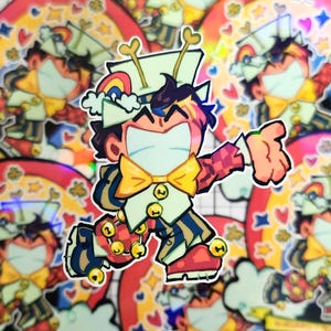 Hermitcraft seizoen 11 Joel SmallishBeans Kiss-Cut mini deco stickervel vinyl