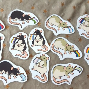 Pride Rat Stickers