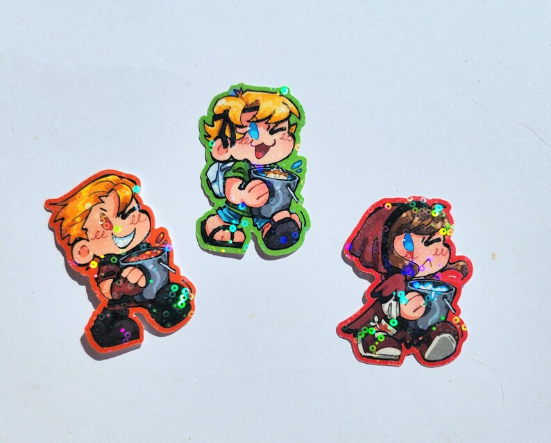Life Series ALL Characters Vinyl Holographic Stickers Die-cut - Etsy