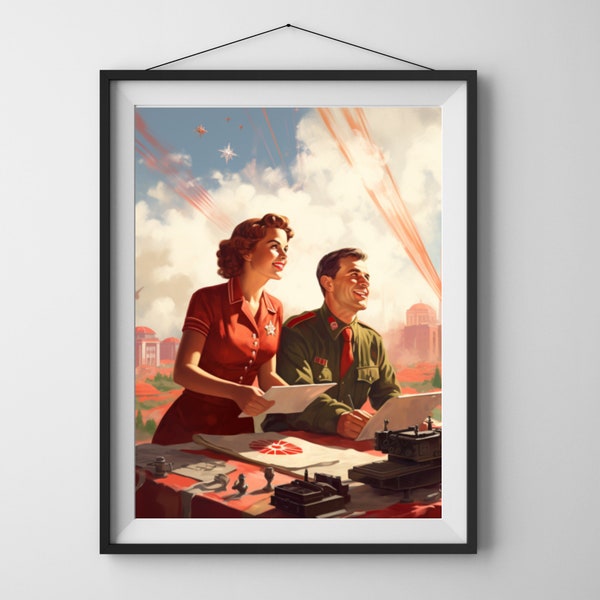 Feminist Revolutionaries Propaganda Poster - Digital Art Download