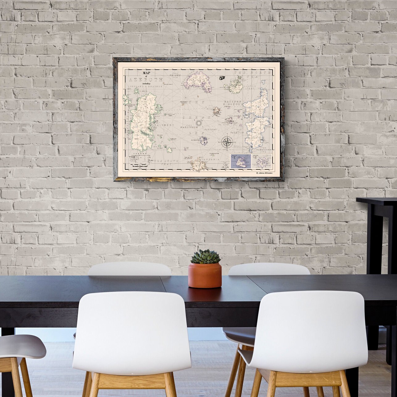 Azeroth World of Warcraft Vintage Map Poster - Etsy