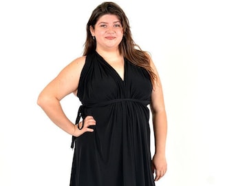 Black Wrap Dress