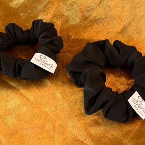 Black Scrunchies