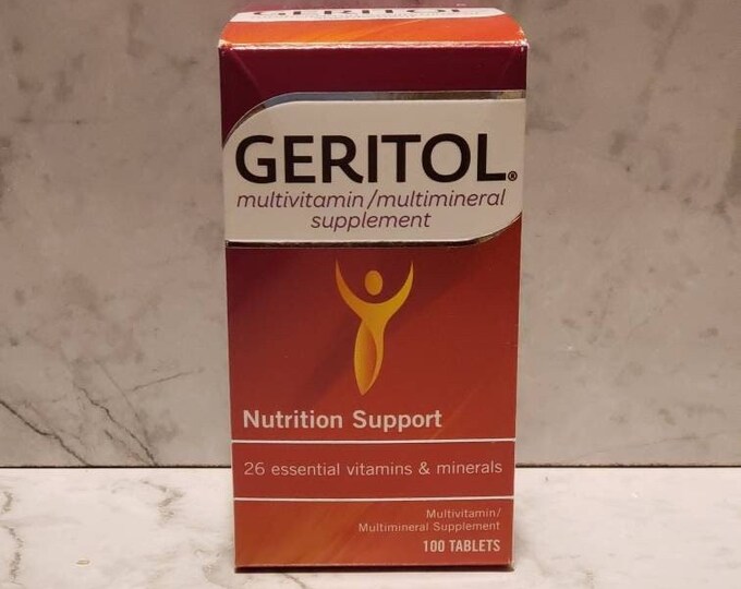 Geritol Multivitamin & Multimineral Supplement 100 Tablets Etsy