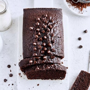 KETO Chocolate Loaf Cake - Low Carb Organic Chocolate Muffin Cake - Sugar Free, Gluten Free, Diabetic, Ketogenic