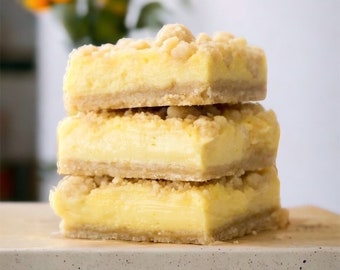 Barres miettes de citron bio KETO renforcées de collagène - Faible en glucides, sans sucre, sans gluten, diabétique, cétogène