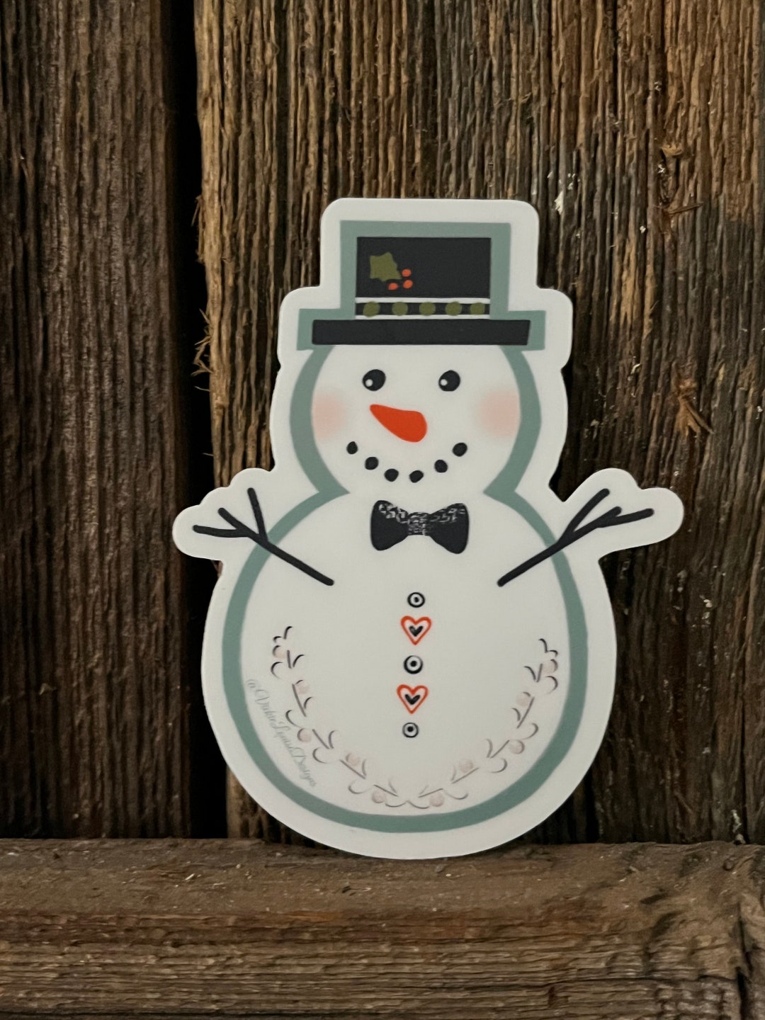 Snowmaker Stickers Snowman Sticker - Etsy