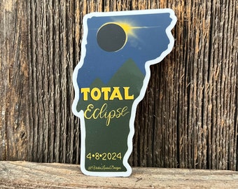 Vermont Total Eclipse Sticker