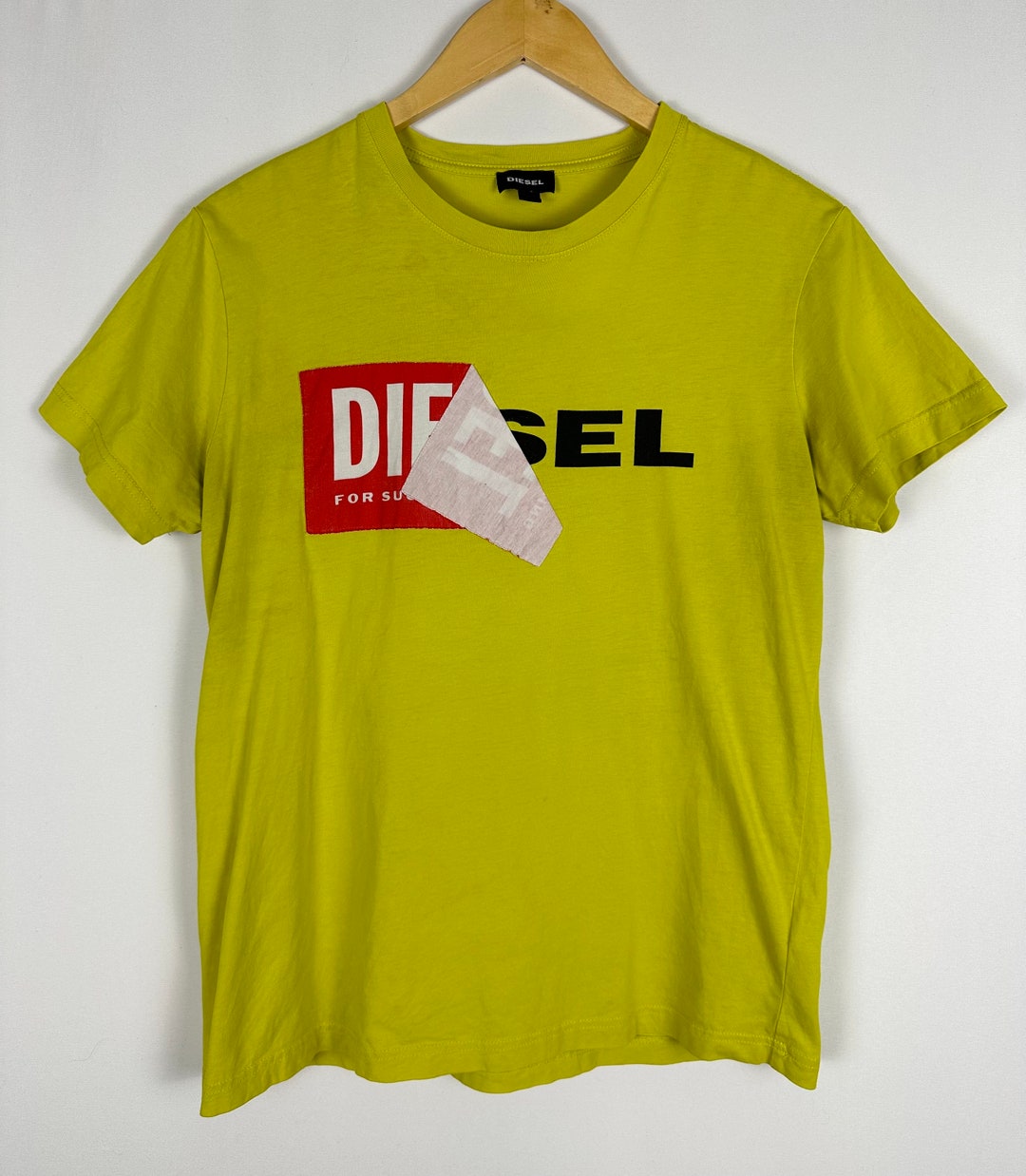 Vintage 2000's Diesel Brand Short Sleeved Cotton Crewneck Vintage 2000's Diesel Brand Short Sleeved Cotton Crewneck