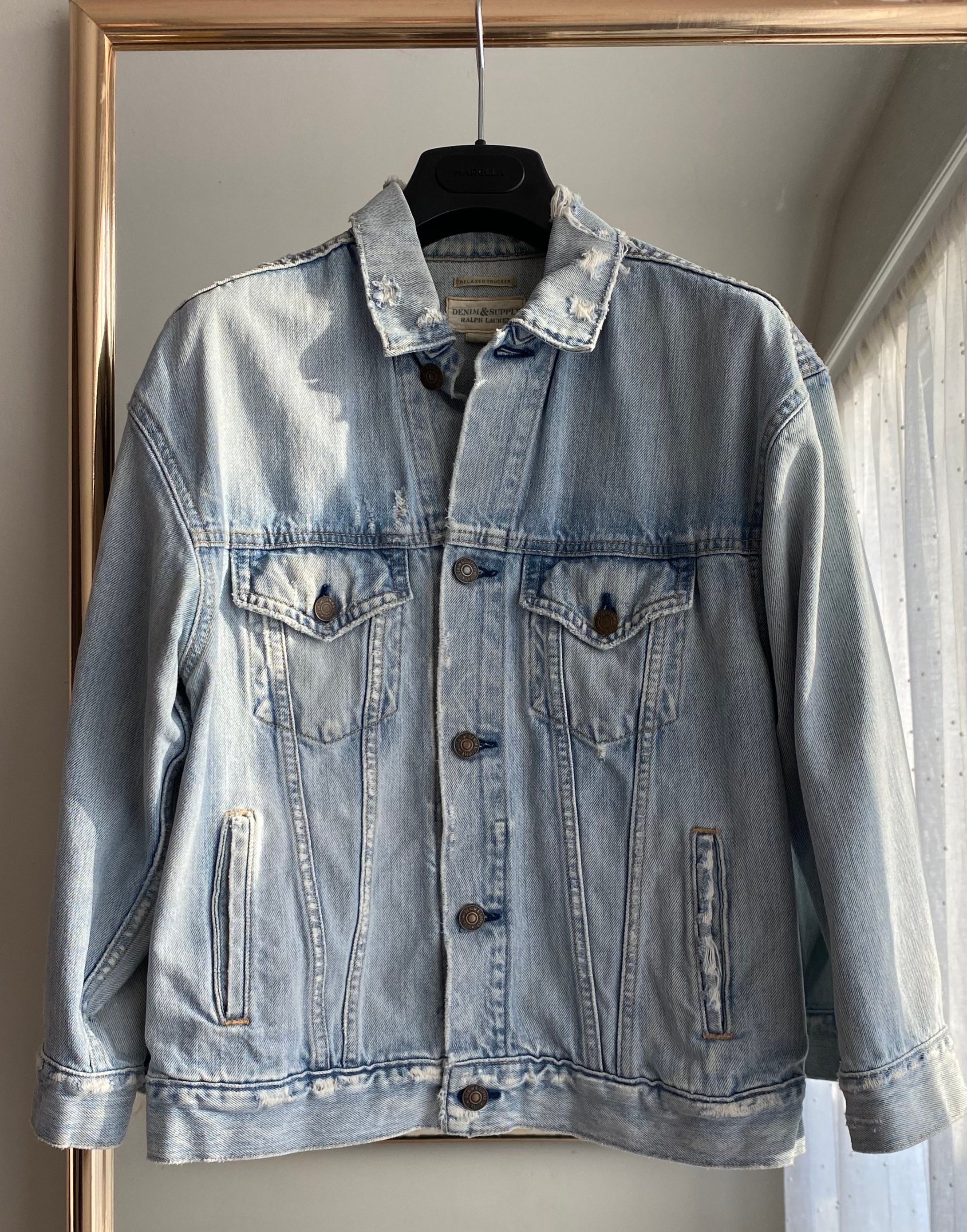 Denim and Supply Denim Light Blue Jean Jacket • Vintage Look Denim and Supply Denim Light Blue Jean Jacket • Vintage Look