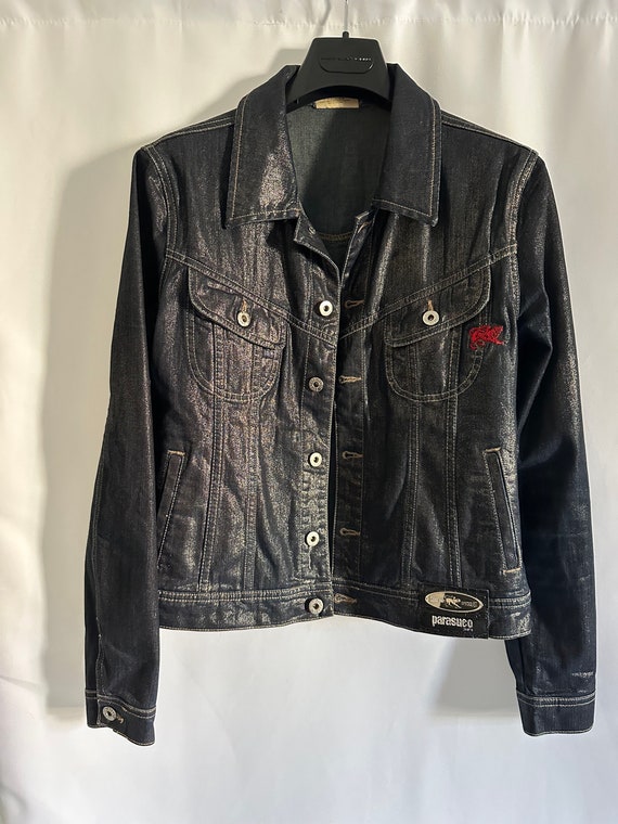 Vintage 1990’s Parasuco Denim Jacket in Dark Blue 