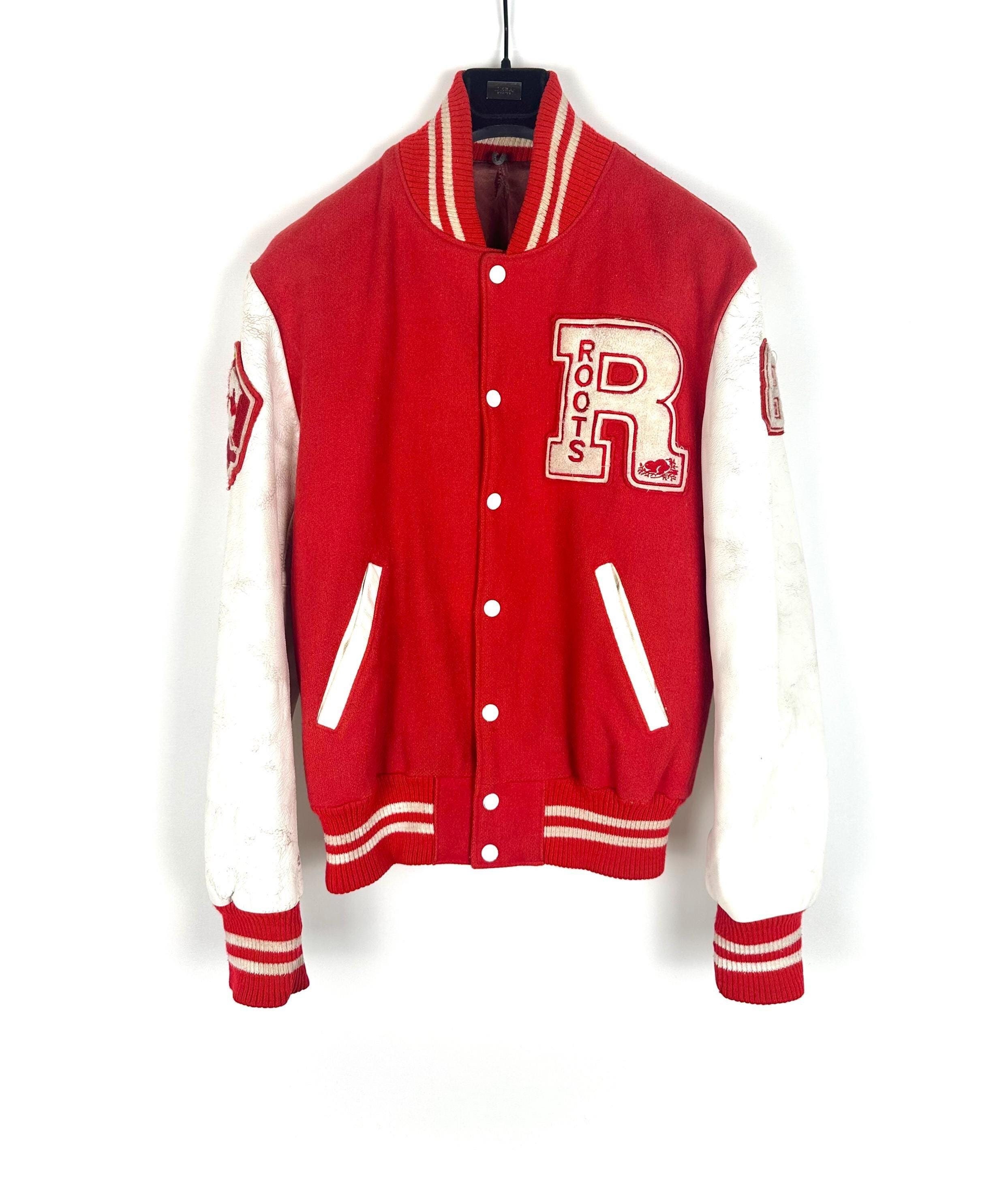ROOTS☆Womens Vintage Varsity Jacketバーシティジャケット Roots Vintage Varsity Jackets - Etsy
