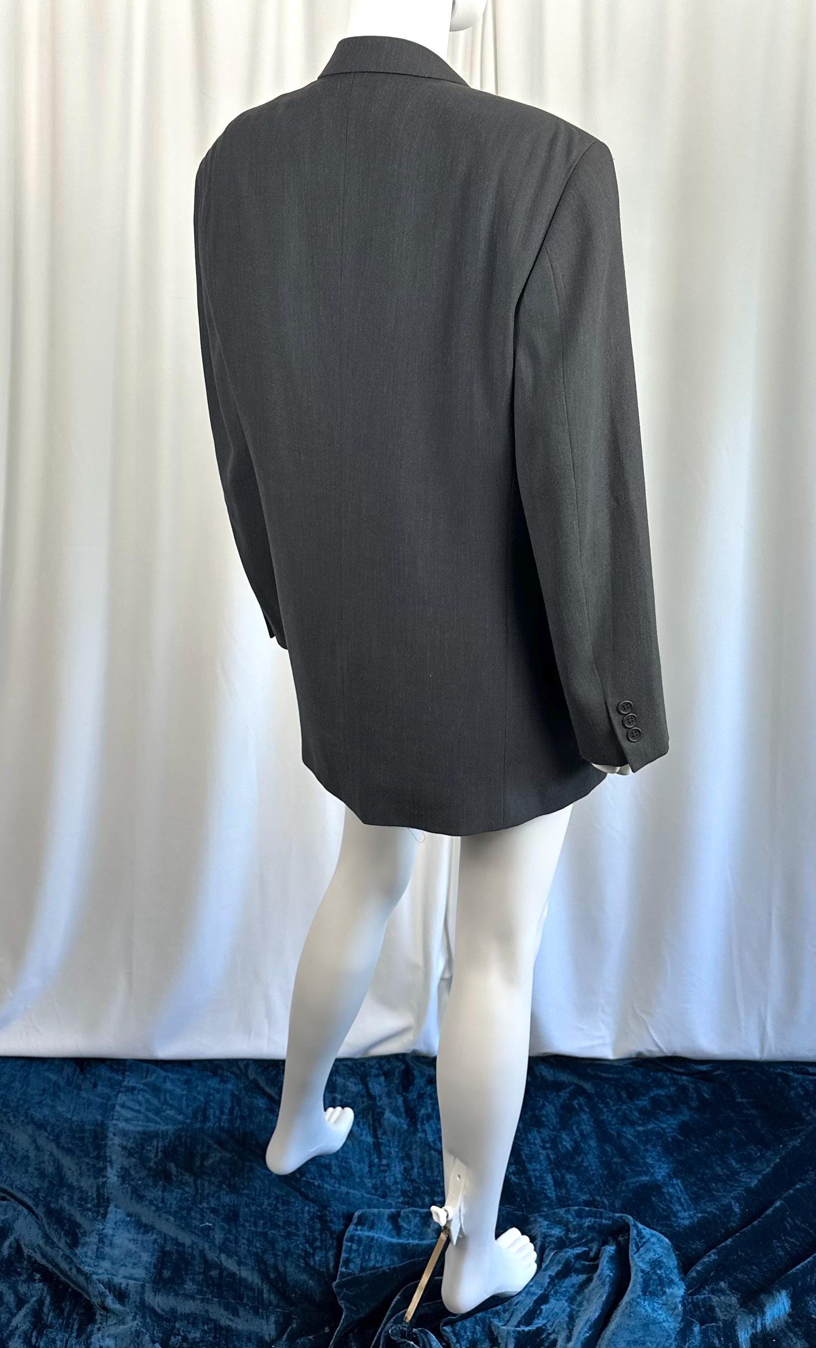 ジャケット・アウター 80s GIORGIO ARMANI wool/linen jacket BLK Giorgio Armani NEW Vintage 80s / Giorgio Armani Blazer
